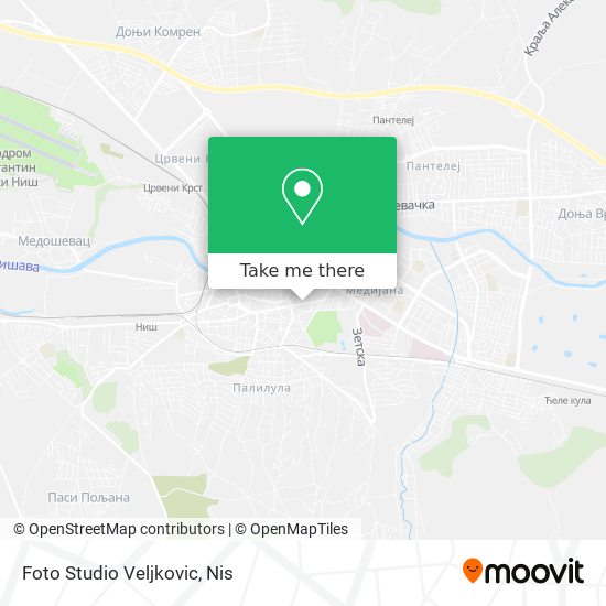 Foto Studio Veljkovic map