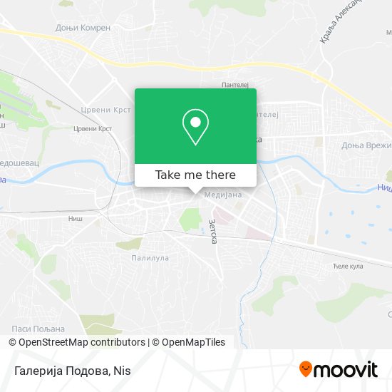 Галерија Подова map
