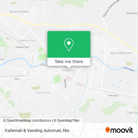 Kafemati & Vending Automati map