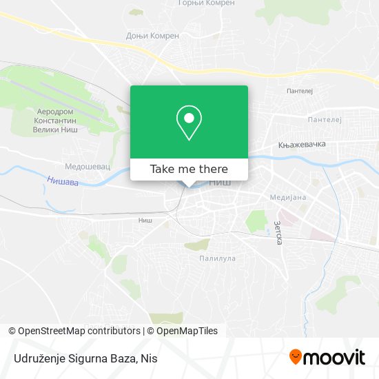 Udruženje Sigurna Baza map