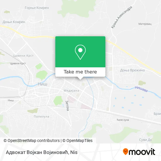 Адвокат Војкан Војиновић map