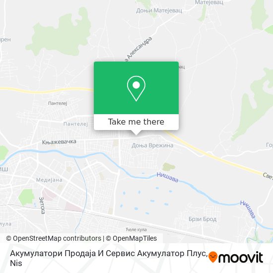 Акумулатори Продаја И Сервис Акумулатор Плус map