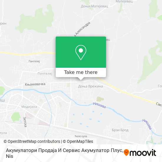 Акумулатори Продаја И Сервис Акумулатор Плус map