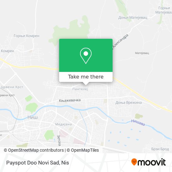 Payspot Doo Novi Sad map