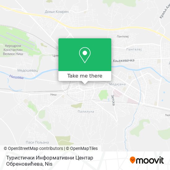 Туристички Информативни Центар Обреновићева map