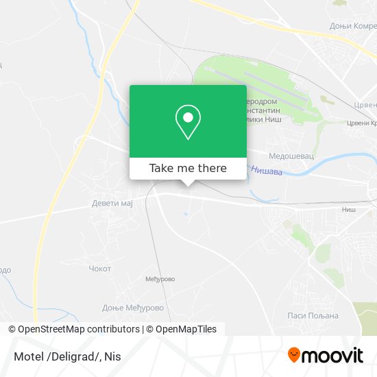 Motel /Deligrad/ map