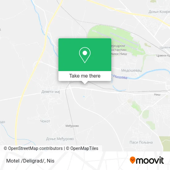 Motel /Deligrad/ map