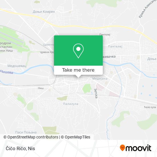 Čičo Ričo map