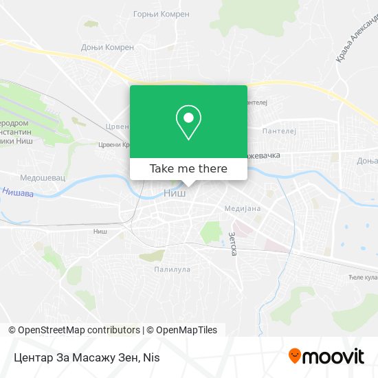 Центар За Масажу Зен map