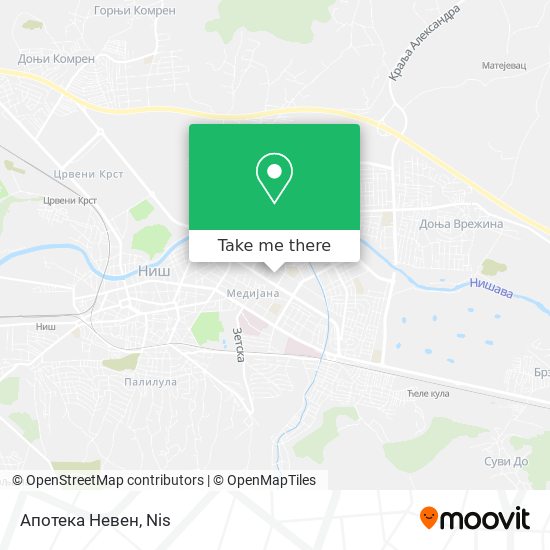 Апотека Невен map
