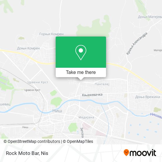 Rock Moto Bar map