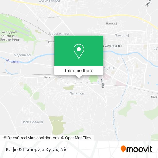 Кафе & Пицерија Кутак map