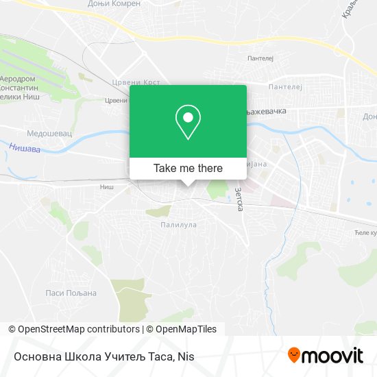 Основна Школа Учитељ Таса map