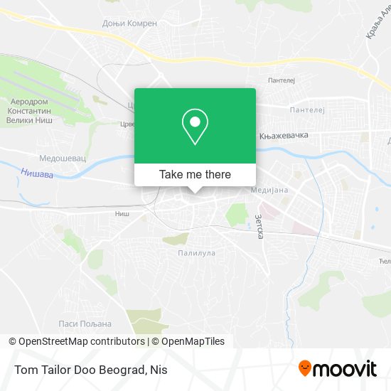 Tom Tailor Doo Beograd map