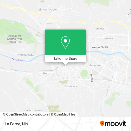 La Force map