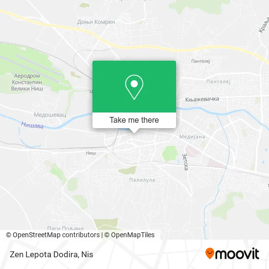 Zen Lepota Dodira map