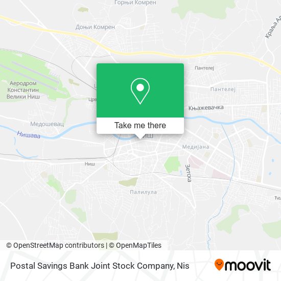 Postal Savings Bank Joint Stock Company map