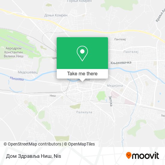 Дом Здравља Ниш map