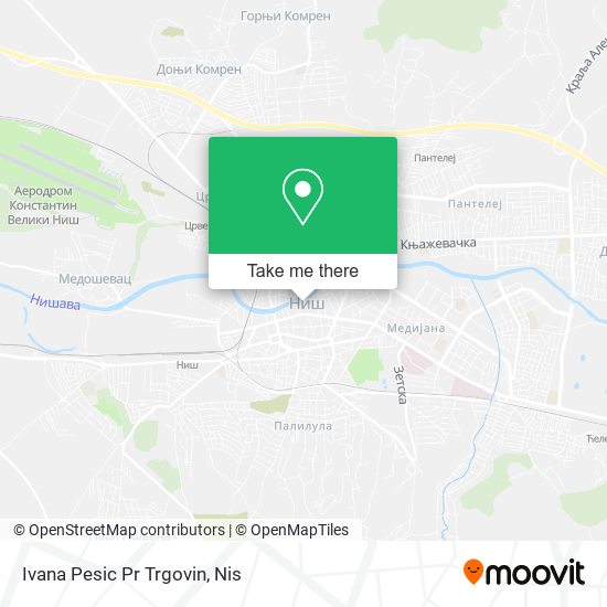 Ivana Pesic Pr Trgovin map