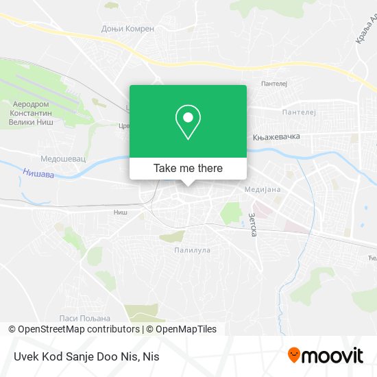 Uvek Kod Sanje Doo Nis map