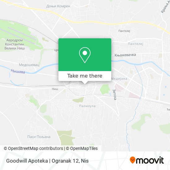 Goodwill Apoteka | Ogranak 12 map