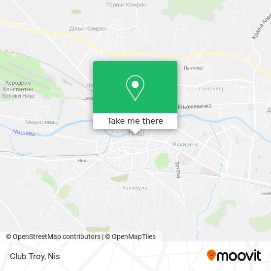 Club Troy map