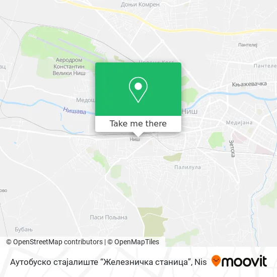 Аутобуско стајалиште “Железничка станица” map