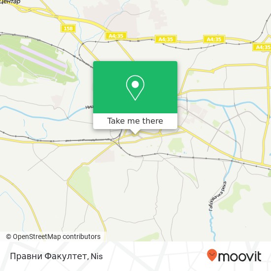 Правни Факултет map