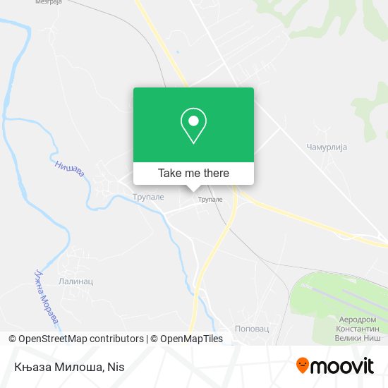Књаза Милоша map