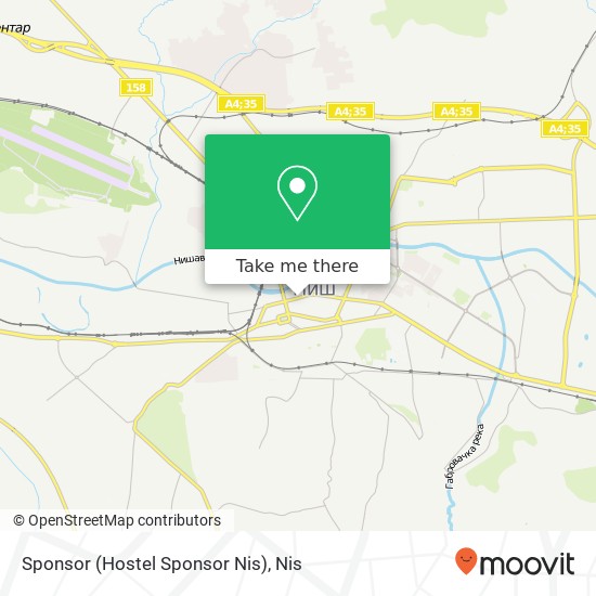 Sponsor (Hostel Sponsor Nis) map