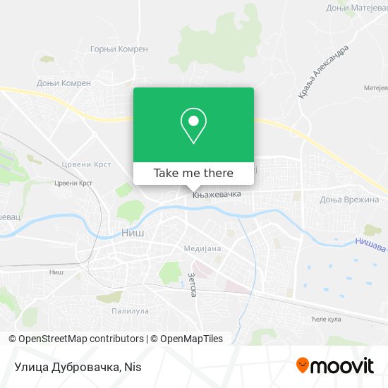 Улица Дубровачка map