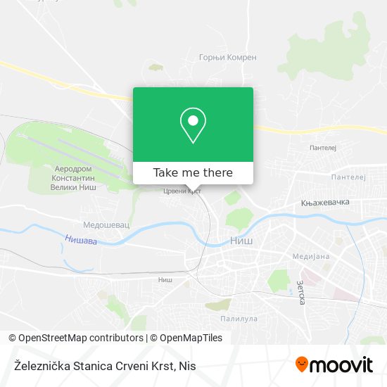 Železnička Stanica Crveni Krst map