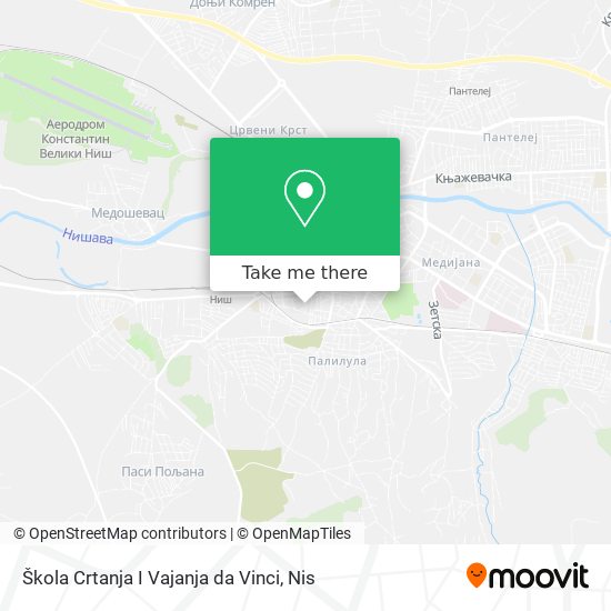 Škola Crtanja I Vajanja da Vinci map