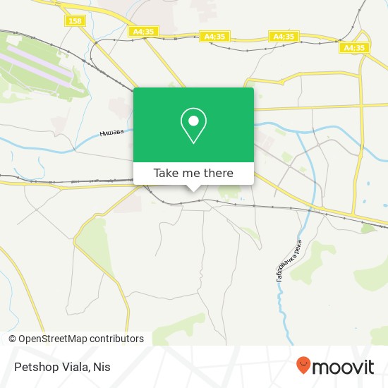 Petshop Viala map