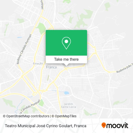 Teatro Municipal José Cyrino Goulart map