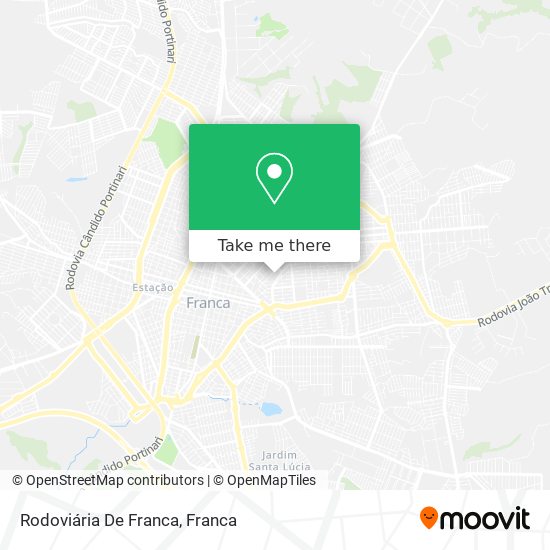 Rodoviária De Franca map