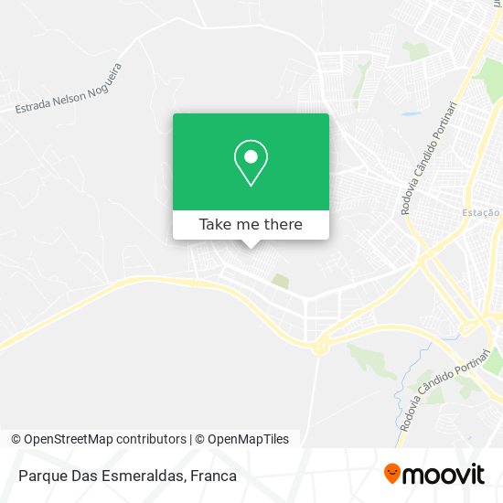 Parque Das Esmeraldas map