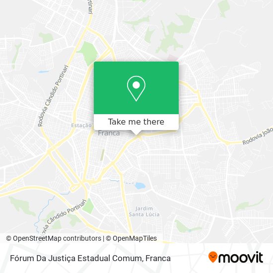 Fórum Da Justiça Estadual Comum map