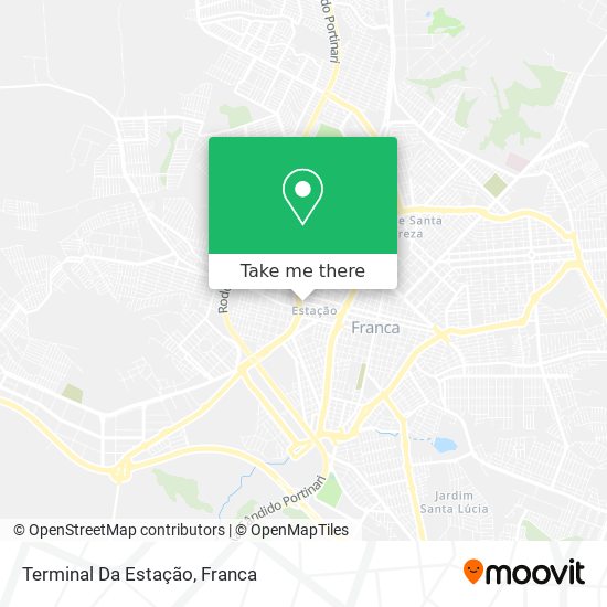 Terminal Da Estação map