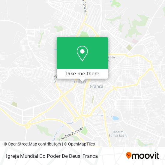 Igreja Mundial Do Poder De Deus map
