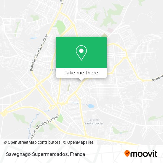 Mapa Savegnago Supermercados