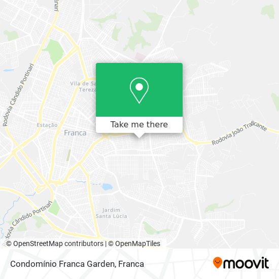 Condomínio Franca Garden map