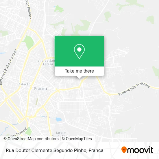 Rua Doutor Clemente Segundo Pinho map