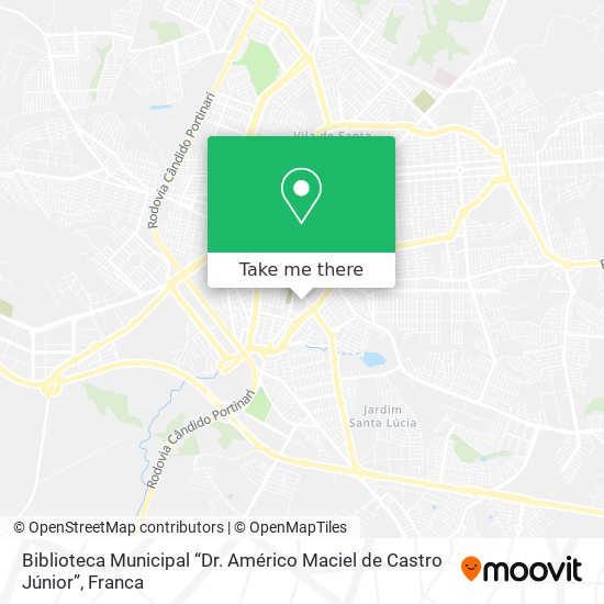 Biblioteca Municipal “Dr. Américo Maciel de Castro Júnior” map