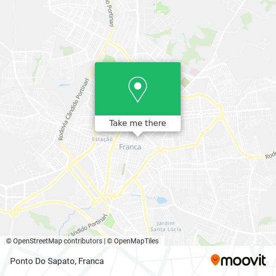 How to get to Ponto Do Sapato in Franca by Bus?