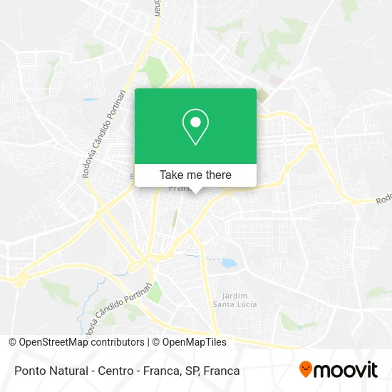 Ponto Natural - Centro - Franca, SP map