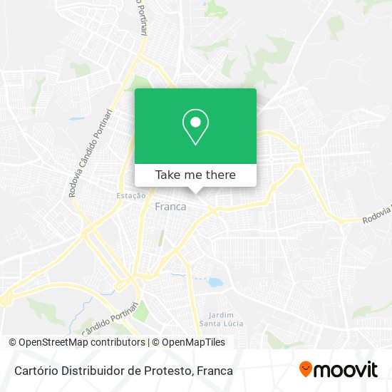 Cartório Distribuidor de Protesto map
