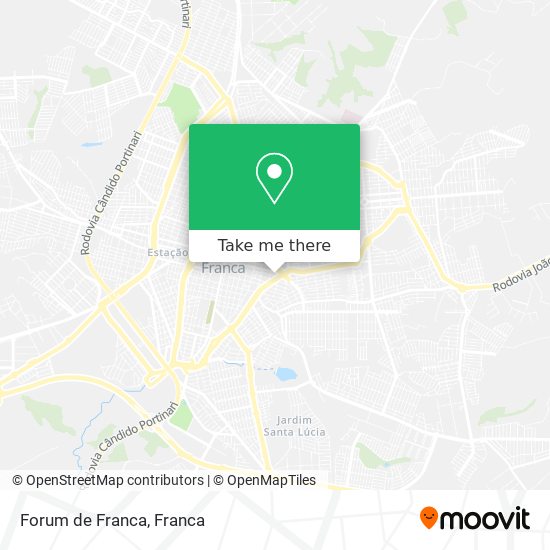 Forum de Franca map