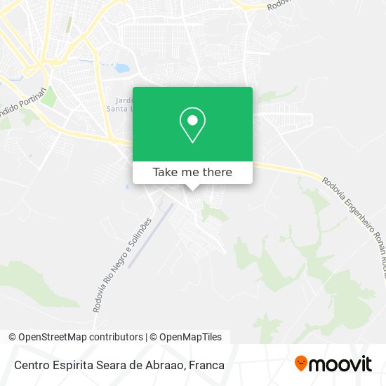 Mapa Centro Espirita Seara de Abraao