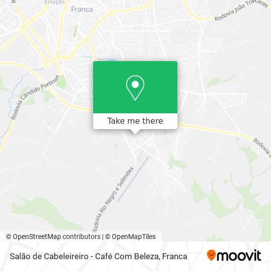 Salão de Cabeleireiro - Café Com Beleza map